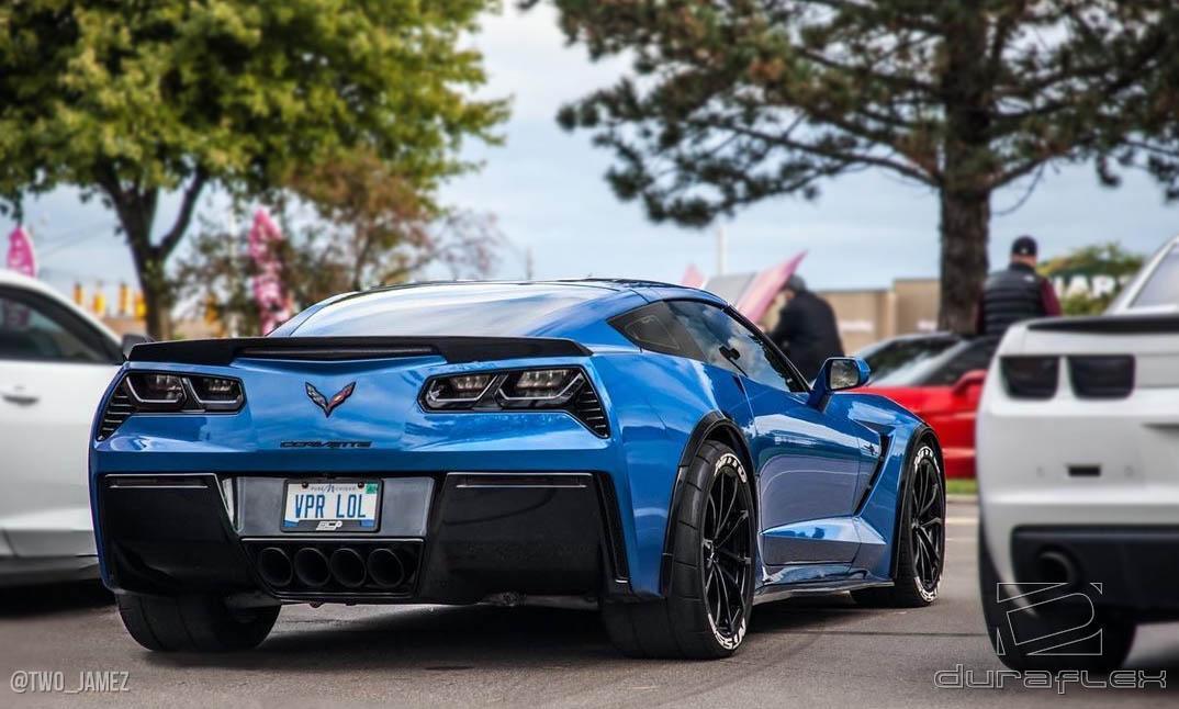 2014-2019 Chevrolet Corvette C7 ZR-C Fender Flares, Fiberglass - view 4
