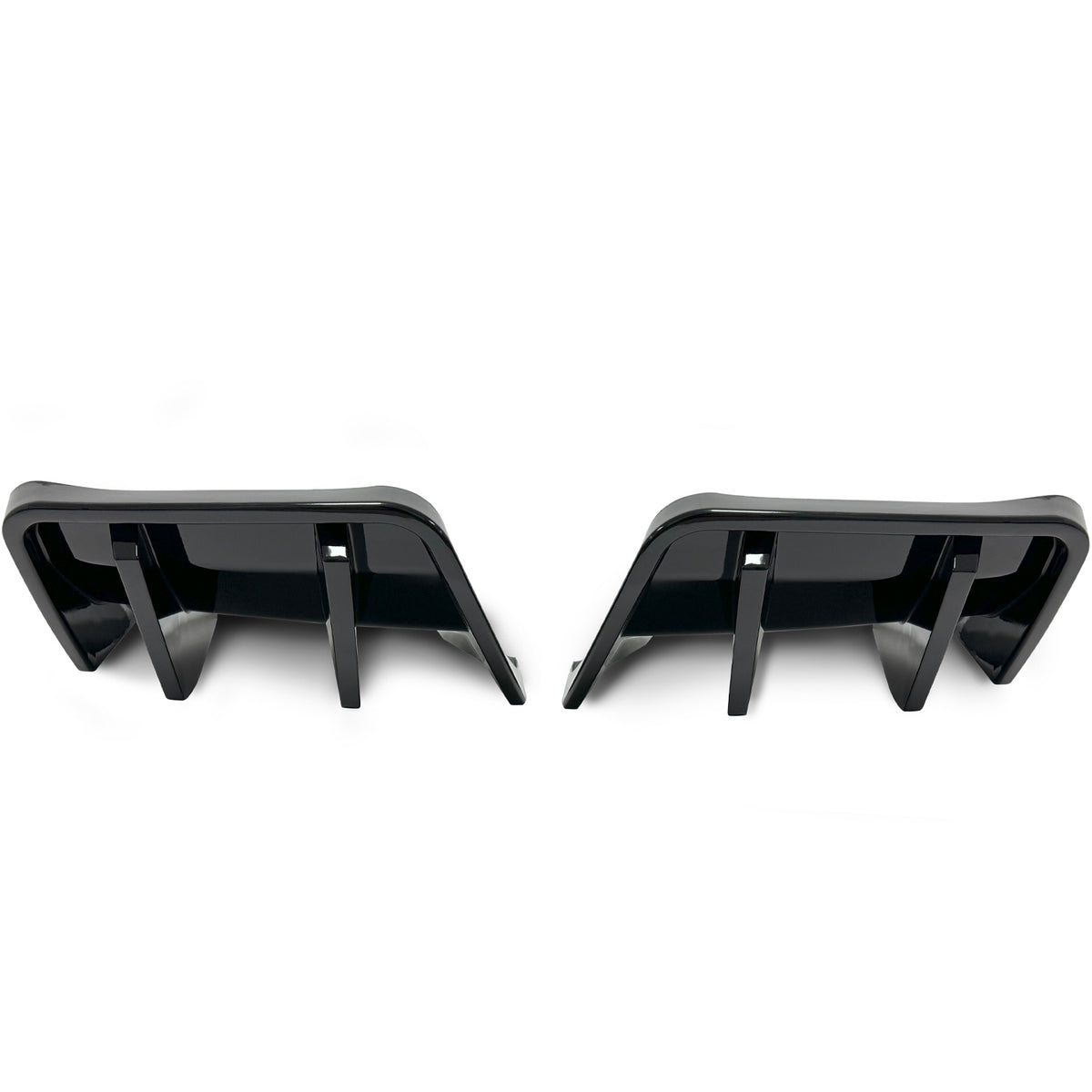 2014-2019 Corvette C7 VZ3 Style Rear Diffuser, Gloss Black - view 6