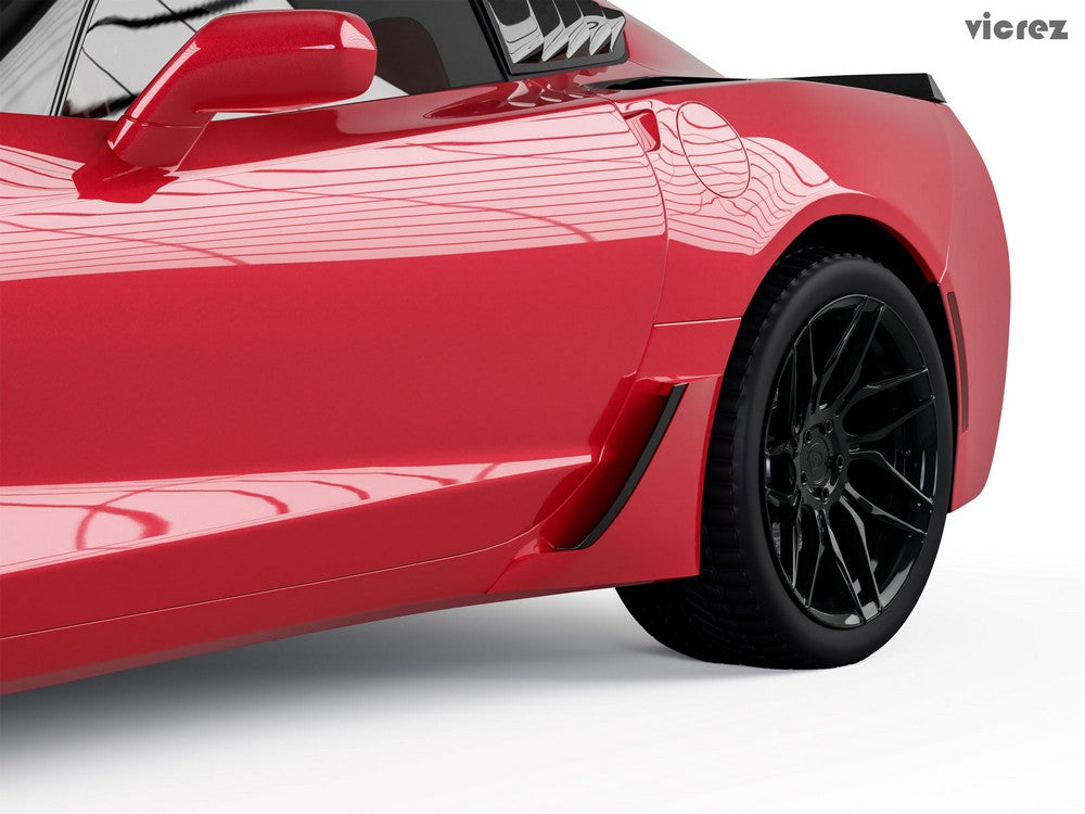 2014-2019 Corvette C7 Stingray Z06 Style Rear Brake Scoops