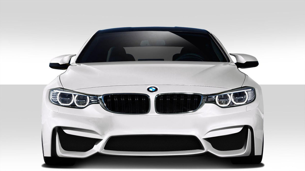 2014-2020 BMW 4 Series F32 M4 Look Front Bumper Cover, Fiberglass - view 1