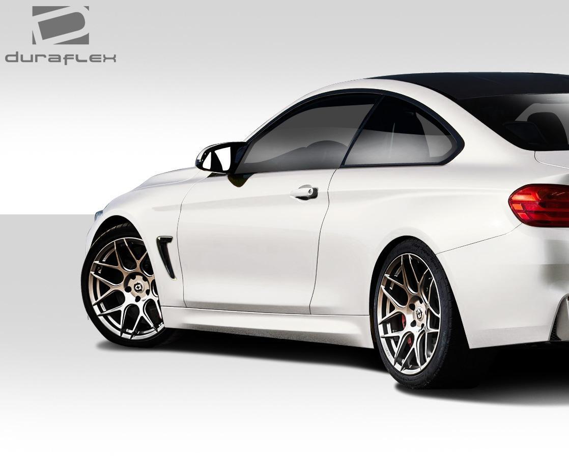 2014-2020 BMW 4 Series F32 M4 Look Side Skirt Rocker Panels - view 2