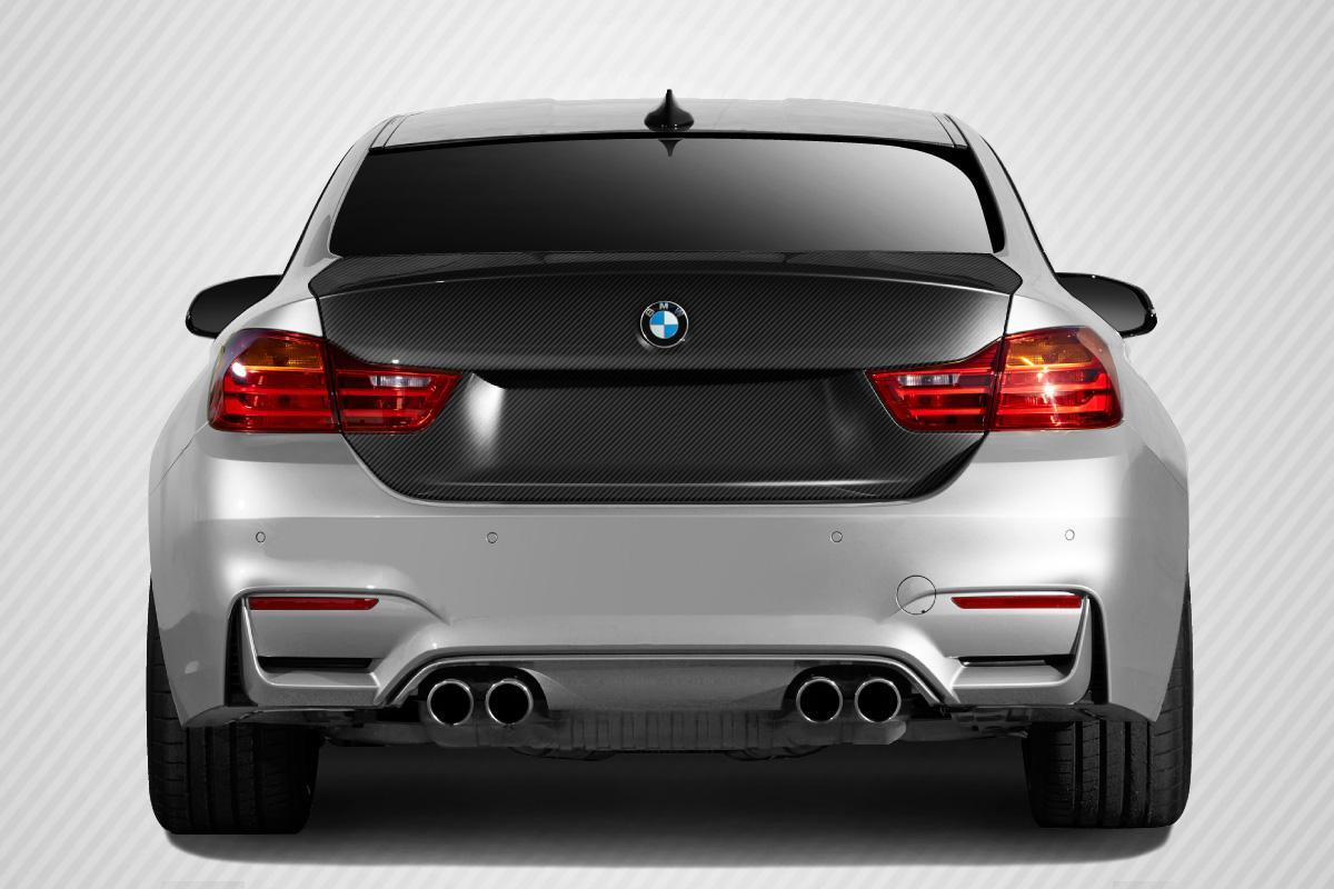 2014-2020 BMW 4 Series F32 / M4 DriTech M4 Look Trunk Lid, Carbon - view 1