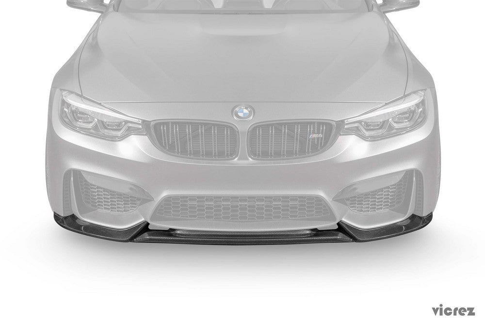 2014-2020 BMW M4 F82/F83 & M3 F80 V4R Front Lip Splitter - view 2