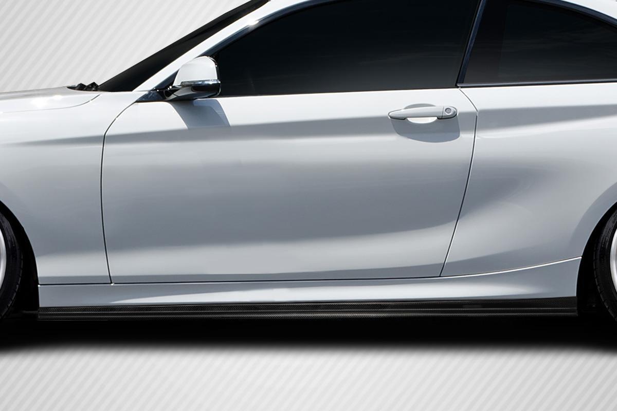2014-2021 BMW 2 Series F22 F23 3DS Side Skirt Splitters, Carbon Fiber - view 1