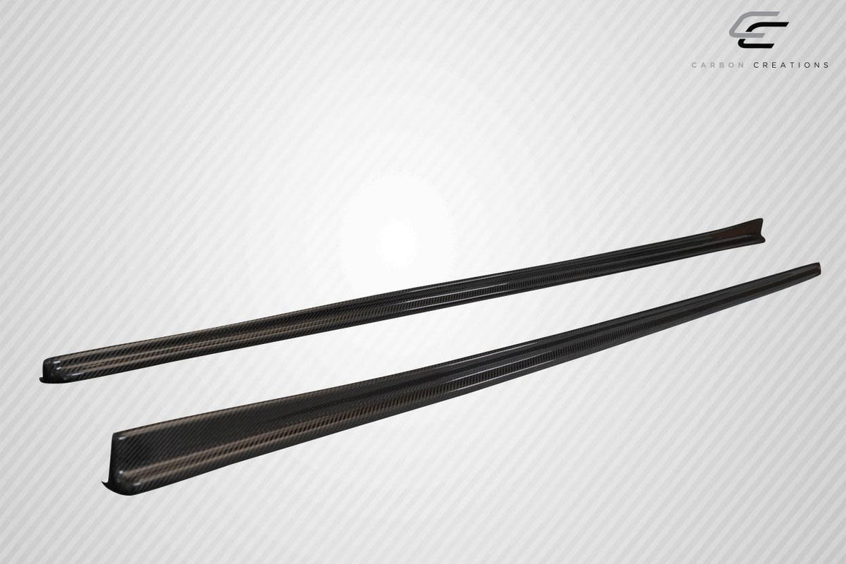 2014-2021 BMW 2 Series F22 F23 3DS Side Skirt Splitters, Carbon Fiber - view 5