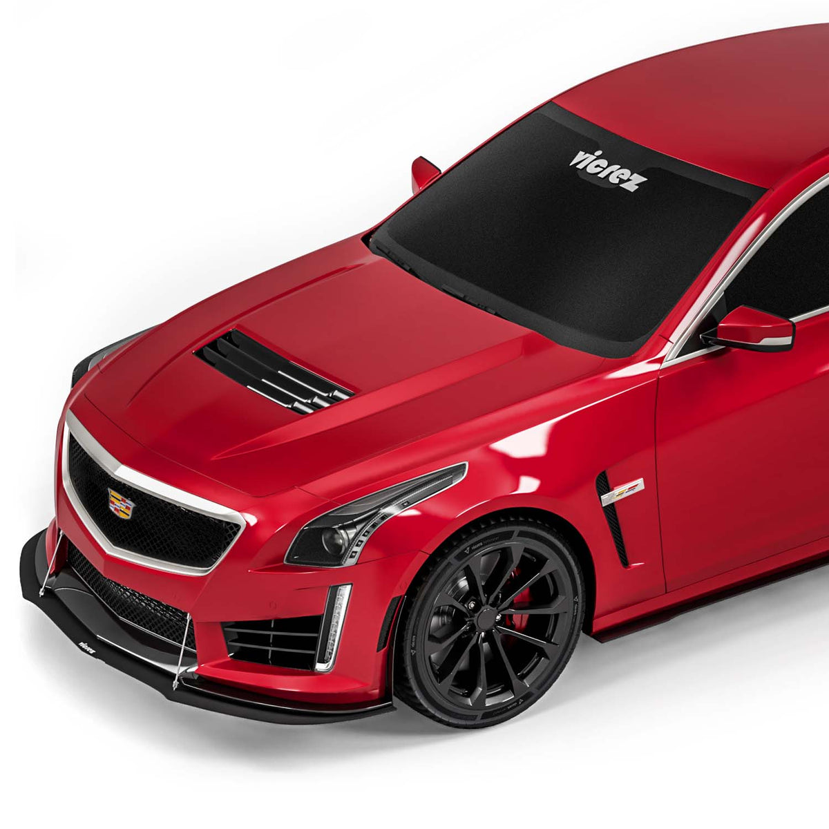 2014-2021 Cadillac CTS-V TR1 Front Bumper Splitter - view 6