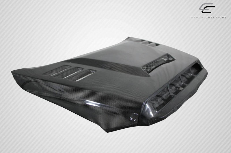 2014-2021 Toyota Tundra RK-S Hood, Carbon Fiber - view 4