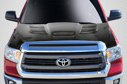2014-2021 Toyota Tundra Viper Look Hood, Carbon Fiber - view 1
