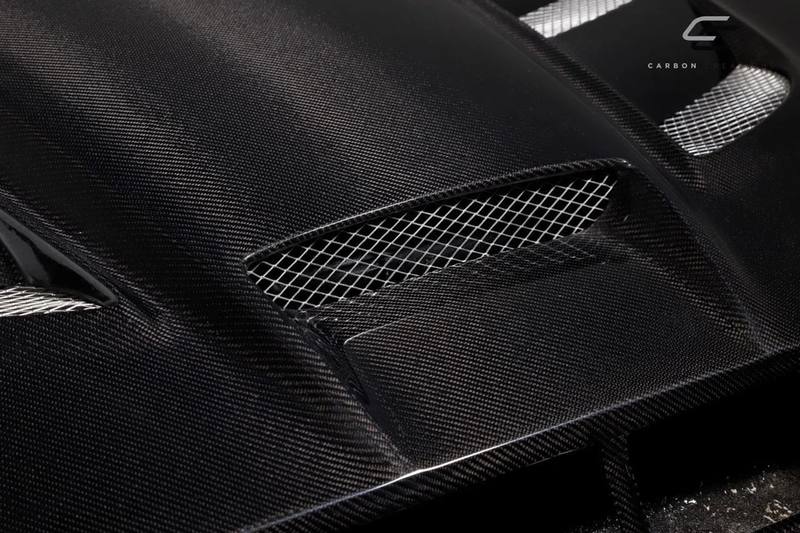 2014-2021 Toyota Tundra Viper Look Hood, Carbon Fiber - view 6