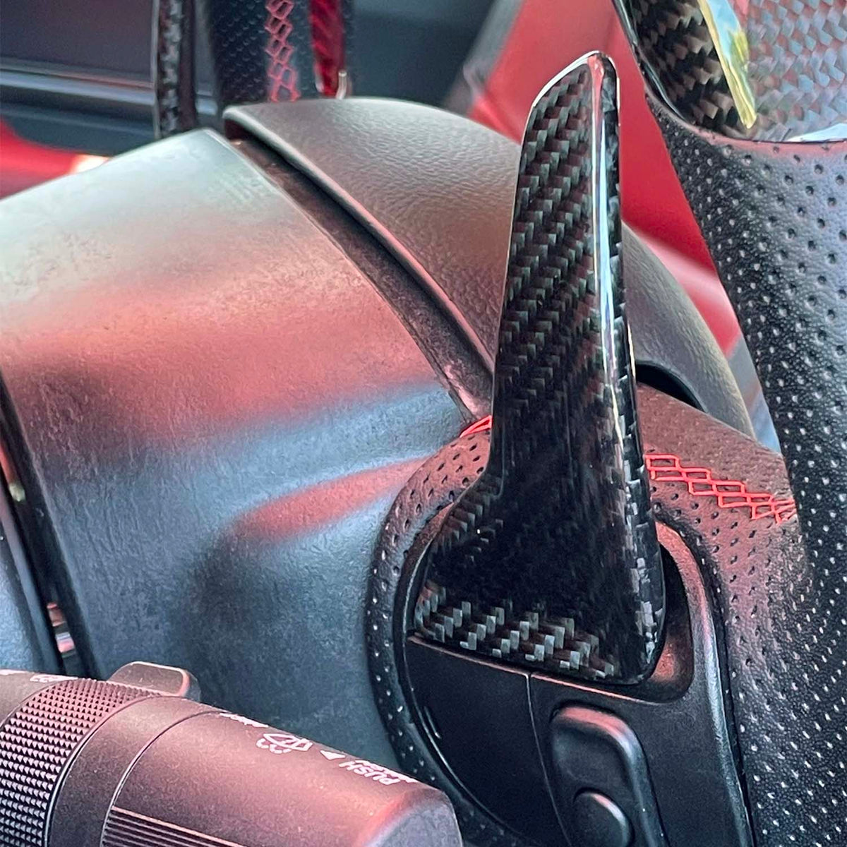 2014-2026 Dodge Durango Gloss Carbon Fiber Paddle Shifters - view 3