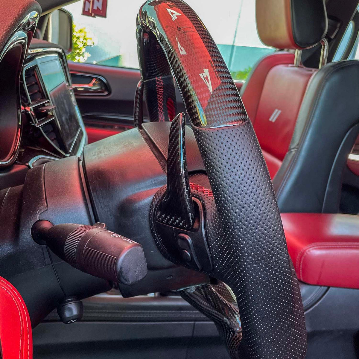 2014-2026 Dodge Durango Gloss Carbon Fiber Paddle Shifters - view 4