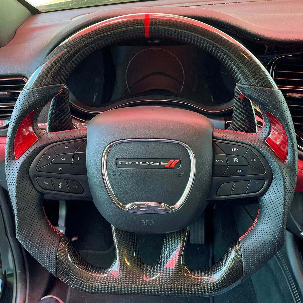 2014-2026 Dodge Durango Gloss Carbon Fiber Paddle Shifters - view 5