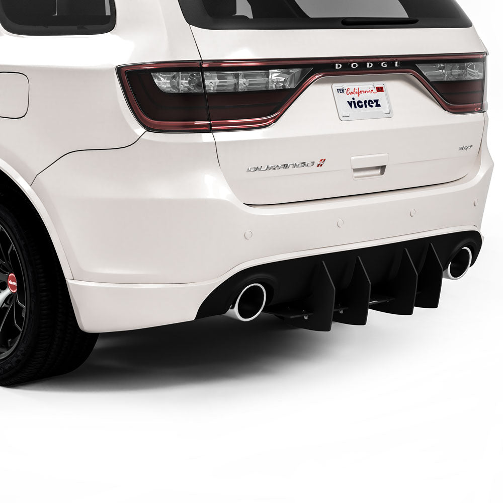 2014-2026 Dodge Durango Centa VR2 Rear Diffuser, Carbon/Black