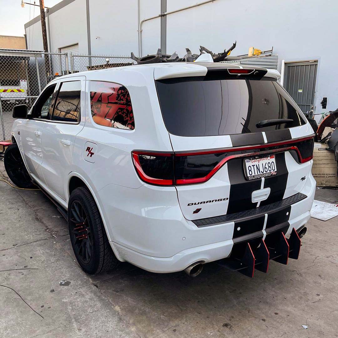 2014-2026 Dodge Durango Centa VR2 Rear Diffuser, Carbon/Black - view 11