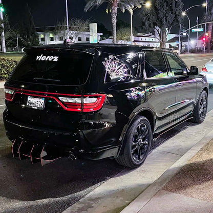 2014-2026 Dodge Durango Centa VR2 Rear Diffuser, Carbon/Black - view 5