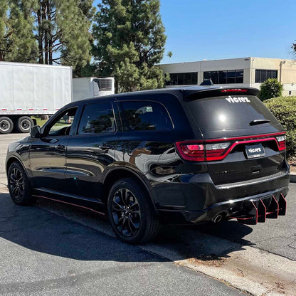 2014-2026 Dodge Durango Centa VR2 Rear Diffuser, Carbon/Black - view 7