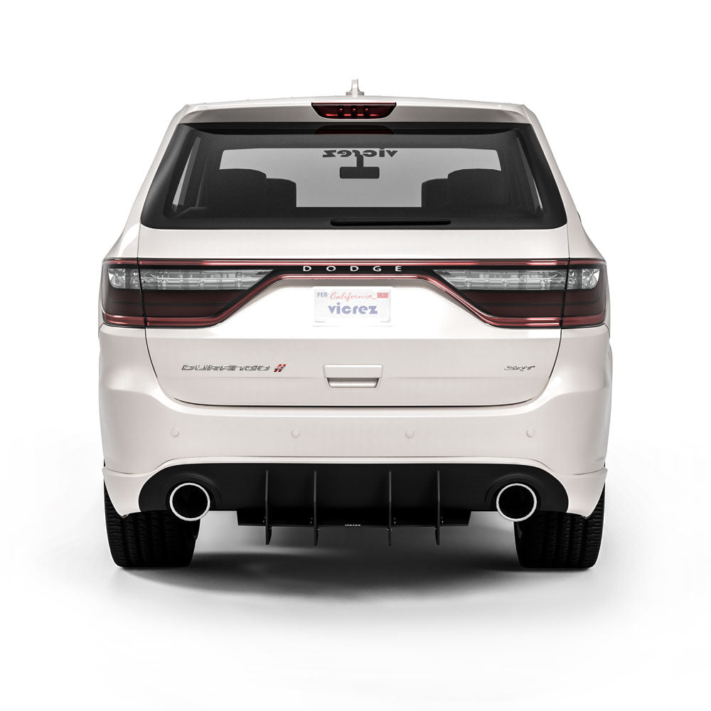 2014-2026 Dodge Durango Centa VR2 Rear Diffuser, Carbon/Black - view 8