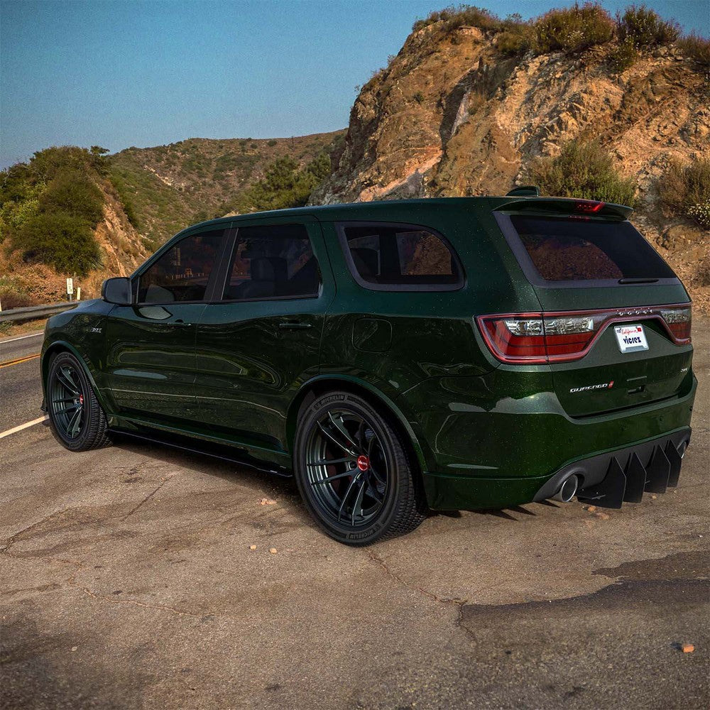 2014-2026 Dodge Durango Centa VR2 Rear Diffuser, Carbon/Black - view 9
