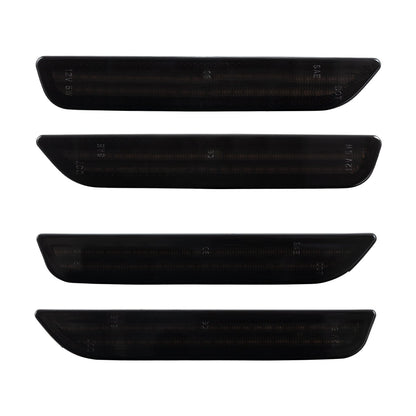 2010-2014 Ford Mustang Smoke Lens White Dynamic Animation LED Side Markers