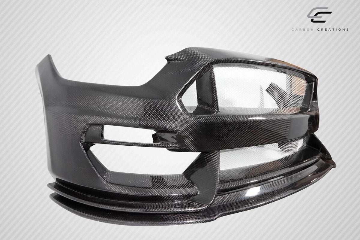 2015-2017 Ford Mustang GT350 Look Front Bumper, Carbon Fiber - view 6