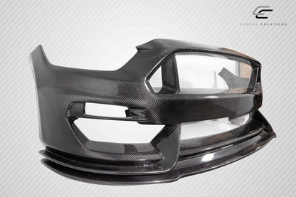 2015-2017 Ford Mustang GT350 Look Front Bumper, Carbon Fiber - view 6