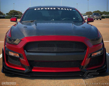 2015-2017 Ford Mustang GT350 Look Hood, Carbon Fiber - view 5
