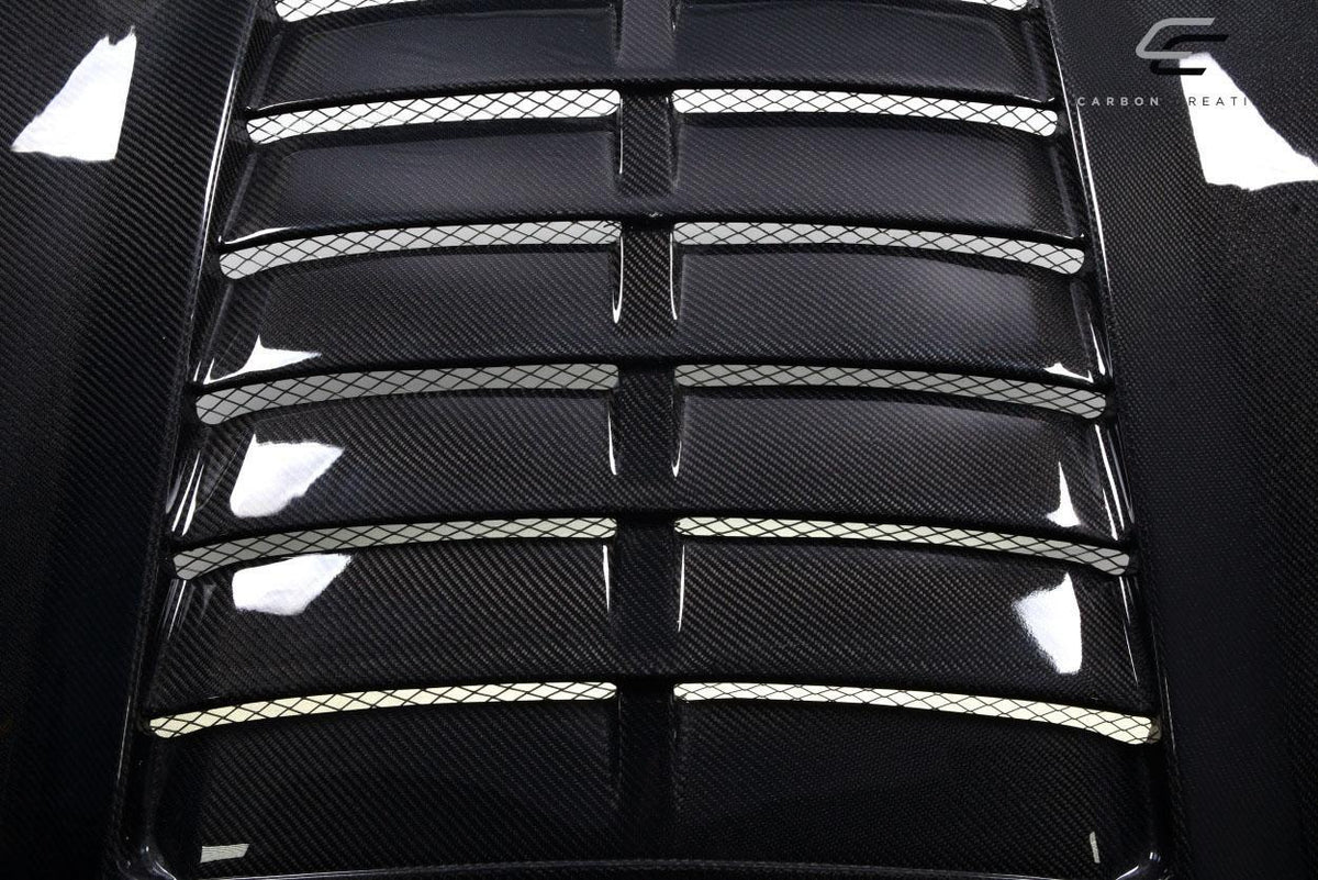 2015-2017 Ford Mustang GT500 V2 Hood, Carbon Fiber - view 5