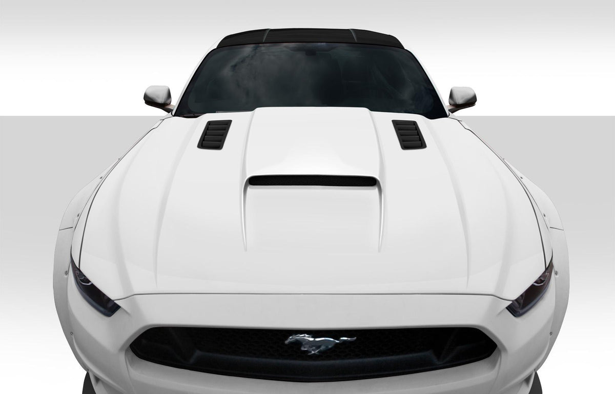 2015-2017 Ford Mustang CVX Hood, Fiberglass - view 1