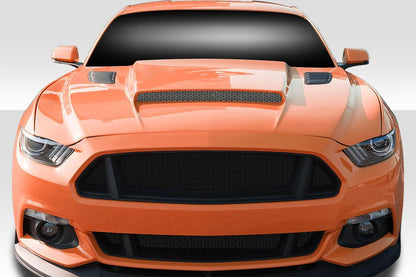2015-2017 Ford Mustang CVX V2 Hood, Fiberglass - view 1