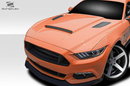2015-2017 Ford Mustang CVX V2 Hood, Fiberglass - view 2