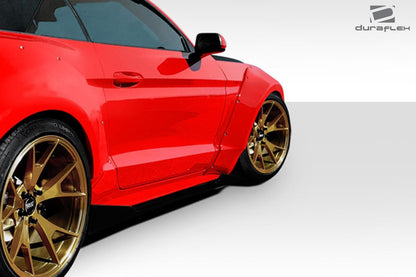 2015-2017 Ford Mustang Grid Wide Body Front Fender Flares, Fiberglass - view 2