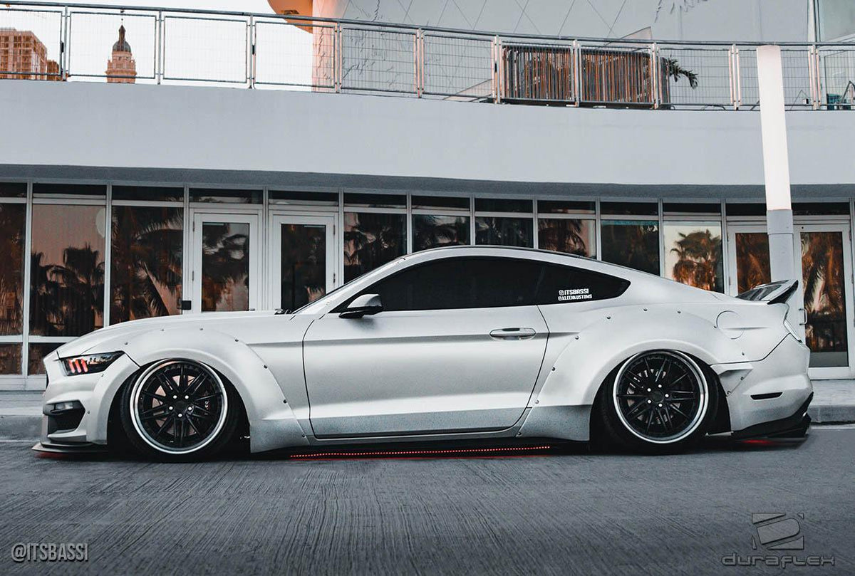 2015-2017 Ford Mustang Grid Wide Body Kit, Fiberglass - view 3