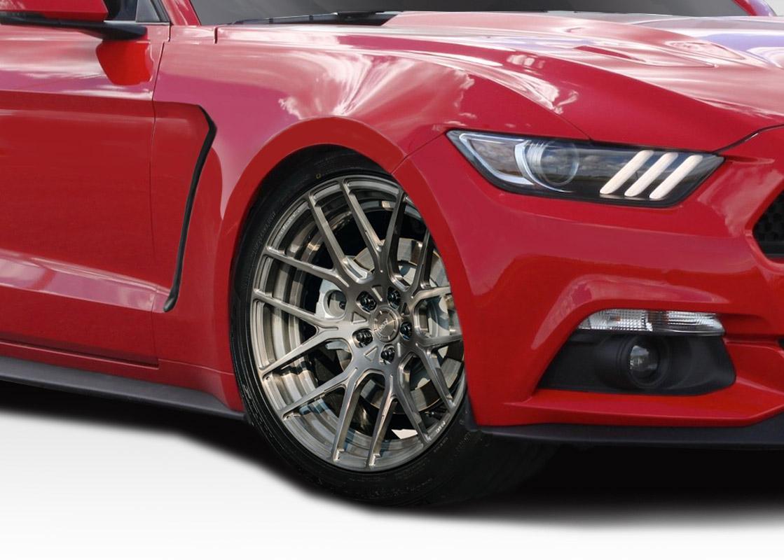 2015-2017 Ford Mustang GT350 Look Fenders, Fiberglass - view 2