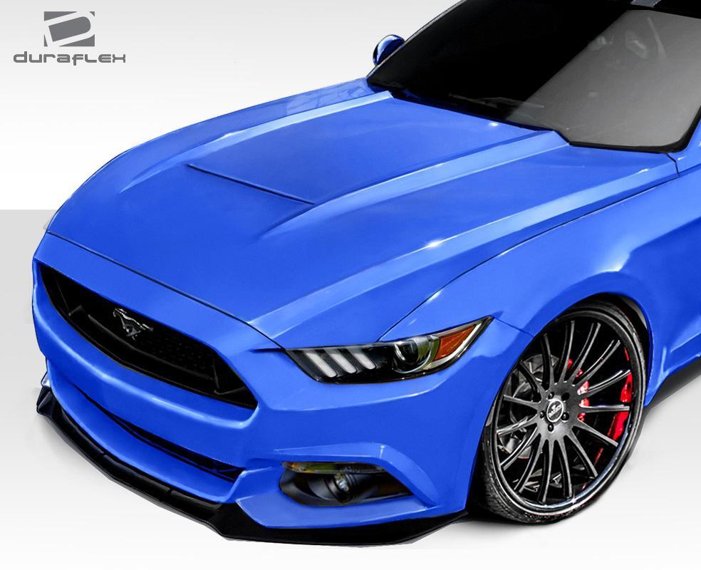 2015-2017 Ford Mustang GT350 Look Hood, Fiberglass - view 2