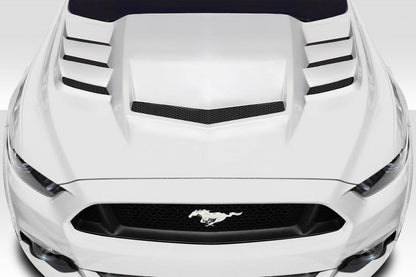 2015-2017 Ford Mustang Interceptor Hood, Fiberglass - view 1