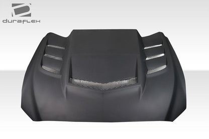 2015-2017 Ford Mustang Interceptor Hood, Fiberglass - view 2