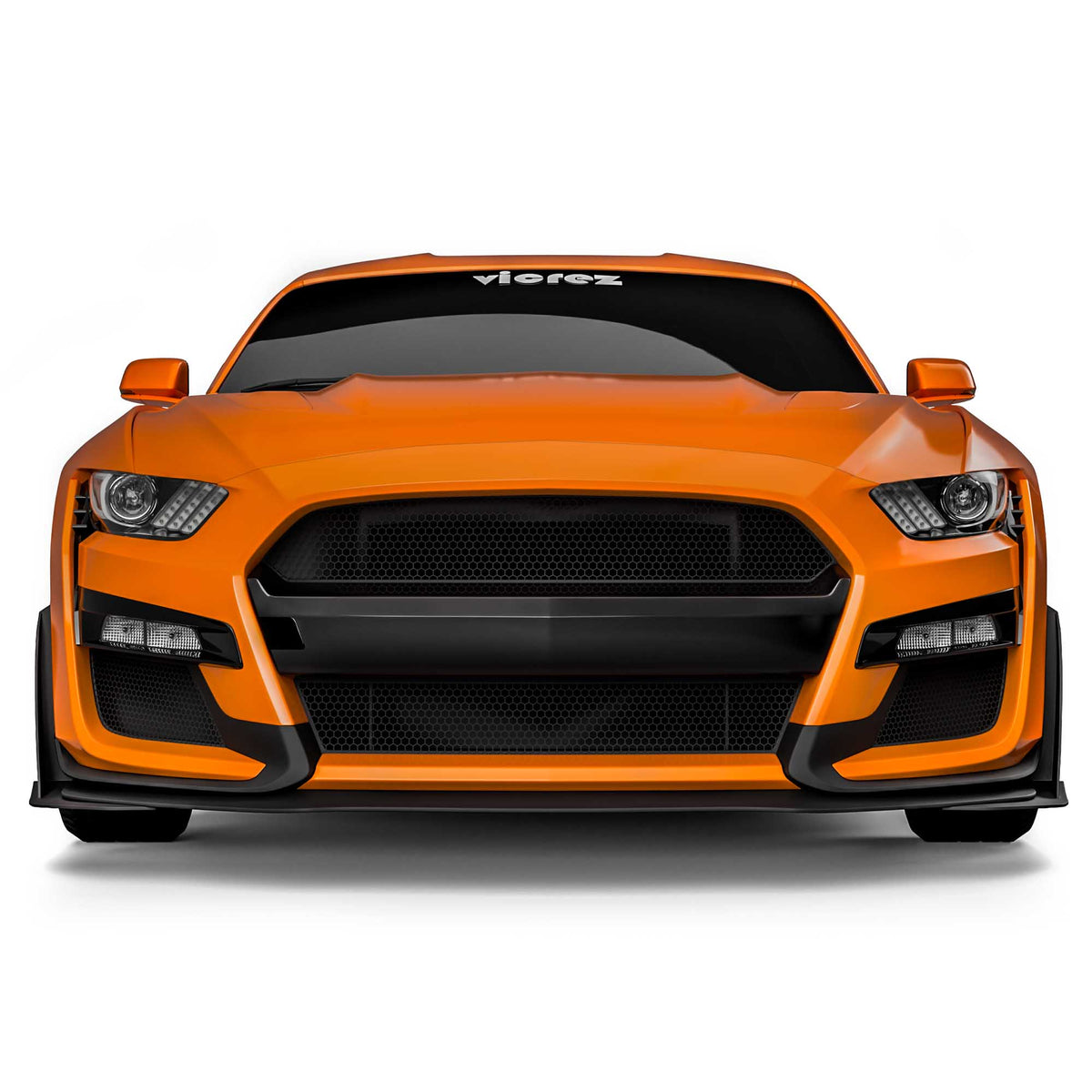 2015-2017 Ford Mustang GT500 Style Front Bumper Cover - view 2