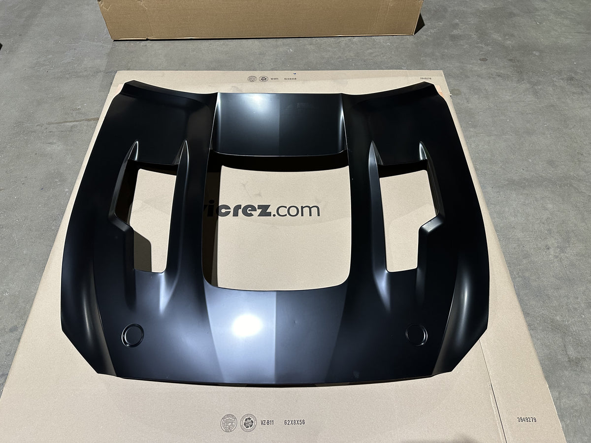 2015-2017 Ford Mustang GT500HK Style Hood w/ Air Vent Scoop - view 3