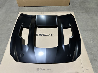 2015-2017 Ford Mustang GT500HK Style Hood w/ Air Vent Scoop - view 3
