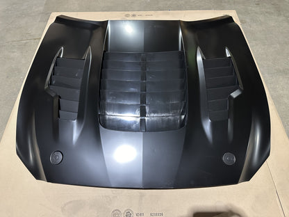 2015-2017 Ford Mustang GT500HK Style Hood w/ Air Vent Scoop - view 4