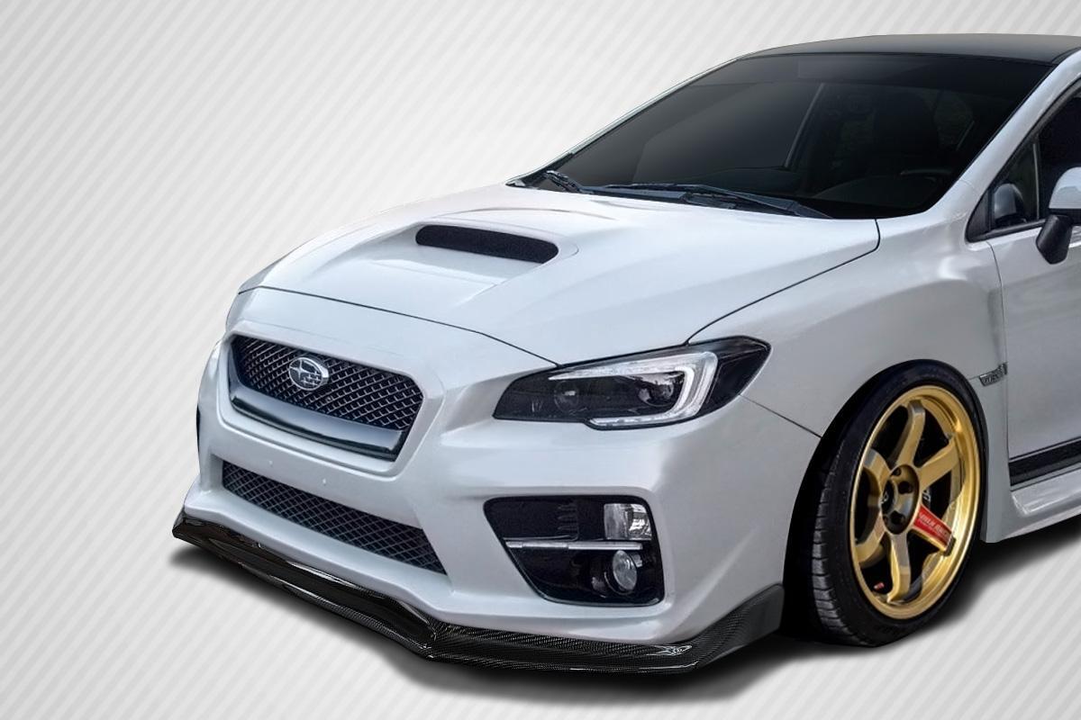 2015-2017 Subaru WRX STI C Speed Front Lip Under Spoiler, Carbon Fiber - view 2