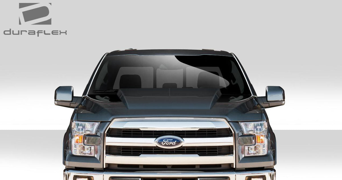 2015-2020 Ford F-150 Cowl Hood, Fiberglass - view 2