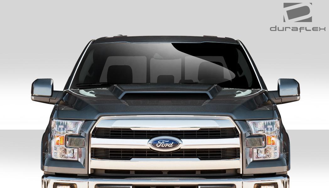 2015-2020 Ford F-150 Grid Hood, Fiberglass - view 2