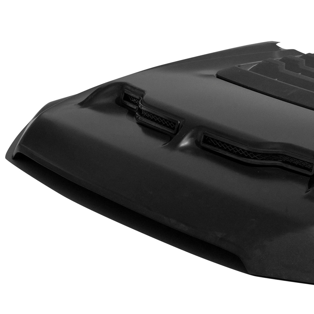 2015-2020 Ford F-150 GT500 Style Steel Hood w/ Air Vent Scoop - view 7