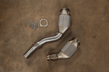 2015-2021 BMW F80/F82/F83/F87C M2C / M3 / M4 400 Cell Catted Downpipes