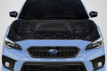 2015-2021 Subaru WRX AeroForge C-1 Hood, Carbon Fiber - view 1