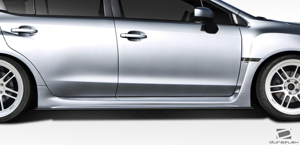 2015-2021 Subaru WRX NBR Concept Side Splitters, Fiberglass - view 2