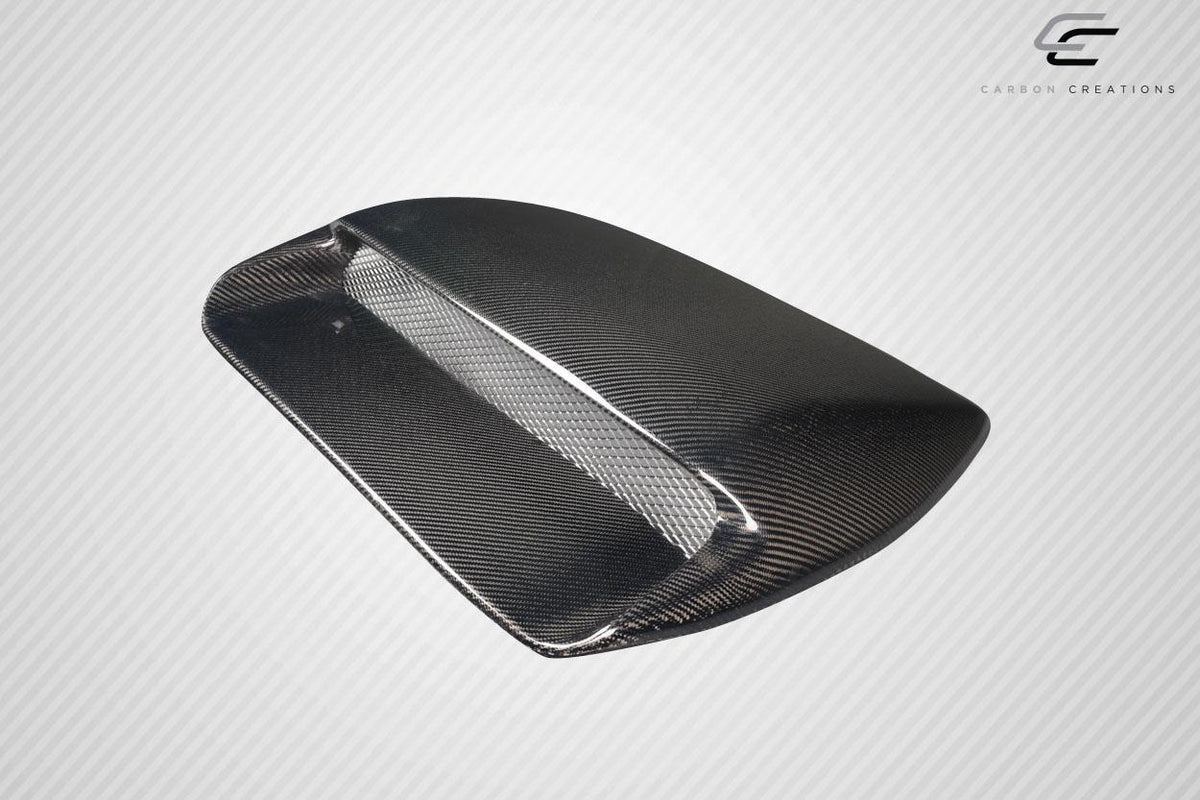 2015-2021 Subaru WRX Sti Hyperflow Hood Scoop, Carbon Fiber - view 4