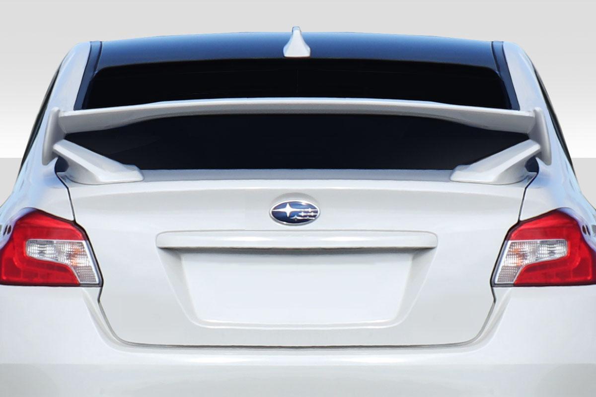 2015-2021 Subaru WRX STI Low Pro Rear Wing Spoiler, Fiberglass - view 1