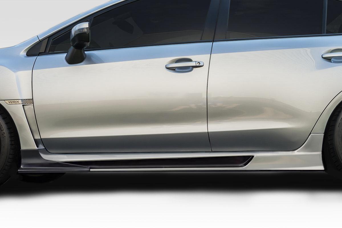2015-2021 Subaru WRX STI Vella Side Skirt Rocker Panels, Fiberglass - view 1